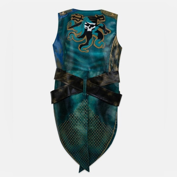 Disney Parks Descendants Uma Costume Girl’s 5/6 Youth Pirate Leather Jacket Belt - Picture 15 of 16